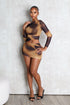Uria Asymmetric Mini Dress